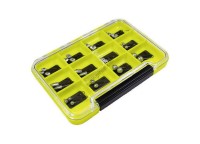 GAMAKATSU Lure Case LE506 Yoihime Slim Jig Head Box #Lime