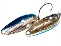 MUKAI Iwana Spoon Half Cut Model 1.5g #05 Blue Silver