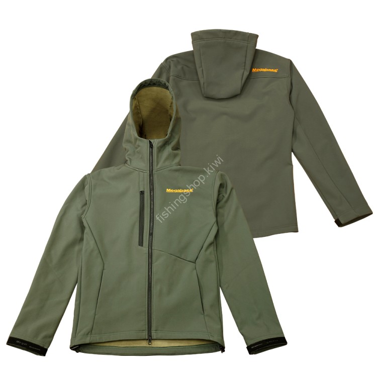 MEGABASS BloWattack Hoodie [Olive Drab] L