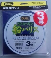 DUEL H.D.Carbon Fune Leader [Clear] 100m #3 (12lb)