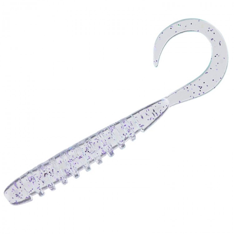 JACKALL Tide Curly 2.8 Clear Prism Neon