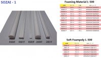 UMEZU Sozai-1 0693F Foaming Material L-500 20mm (2pcs)