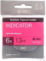 TIEMCO Indicator Leader 6X [Gray] 13ft