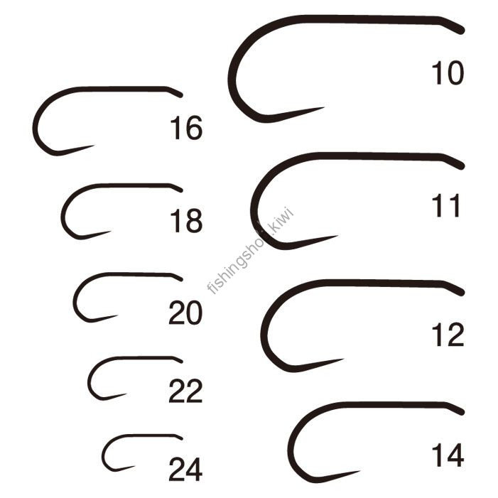GAMAKATSU B11-B [Matte Black] #11 (18pcs)