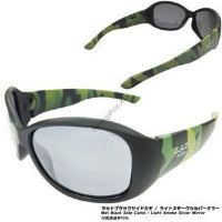 LSD D.Fryman mat black side duck / light smoked silver mirror