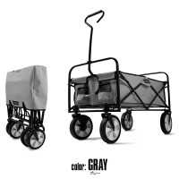 LAYLAX Daniel Urban Outdoor "One-touch Folding Carry Wagon" #Gray