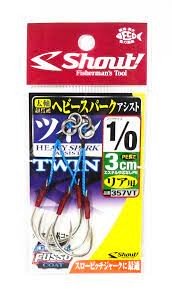 SHOUT! Heavy Spark Assist Twin 357VT #2/0 3cm (2pcs)