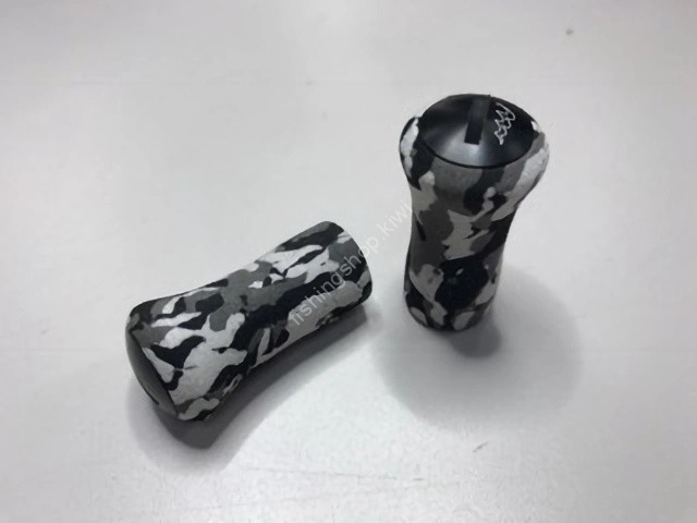 MIBRO 3C Handle Knob (2pcs) for Shimano/Daiwa #04 Black Camouflage
