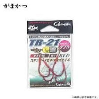 GAMAKATSU TR-21 Single [Red] #1/0 (4pcs)