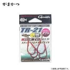 GAMAKATSU TR-21 Single [Red] #1/0 (4pcs)