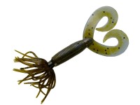 SMITH YB Flag Grab Double Tail 2.5'' 3.5g #700-297 Blue Glow/Green Pumpkin (10pcs)