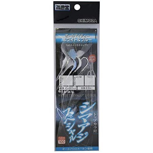 SHIMODA GYOGU KSA301WB Striped Jack SP Top Color 16-8 #White/Blue