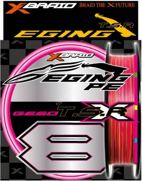 YGK XBraid Geso TSR X8 [Fluorescent Pink Single] 210m #1 (21.0lbs) Fishing  lines buy at