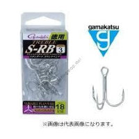 GAMAKATSU Treble S-RB [Silver] #12 Value Pack (18pcs)