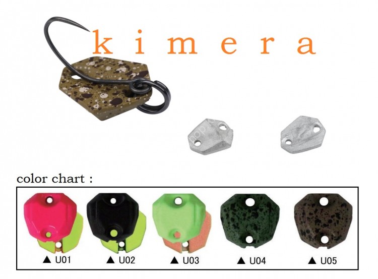 NEO STYLE Kimera 0.5g #Uchoten U-03 Green Glow x Red Glow