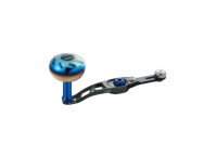 LIVRE 8648 SB 60-65 Jigging Handle for Shmano Right #Gunmetal/Blue