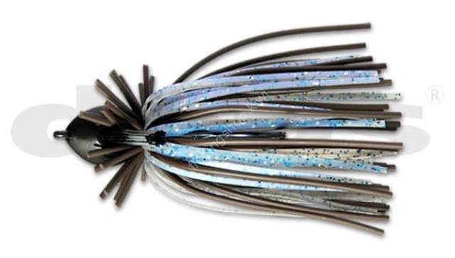 DEPS Violator Jig 3/8oz #09 Brown/Blue Glimmer Gold & Blue Flake