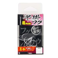 KATSUICHI Quad Quick-Hook Fugu FK-14 M (3pcs)