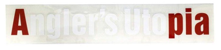 APIA 2012 AnglersUtopia Cutting Sheet S #Red x White