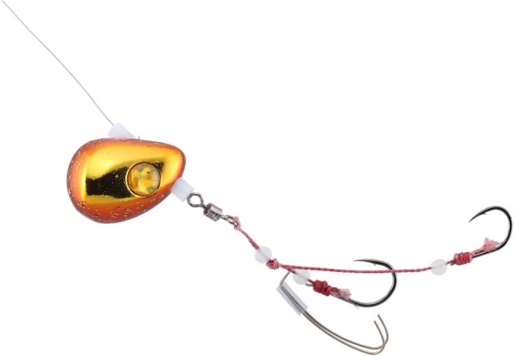 JACKALL BinBin Tenya Taimu Yudo No.25 #F-0017 Shrimp Orange/Gold