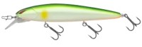 NORIES Laydown Minnow Mid 110F #BR-298 Lime Ayu Orange Belly