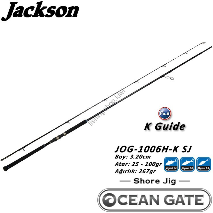 JACKSON OCEAN GATE SHORE JIG JOG-1006H-K SJ Rods buy at 