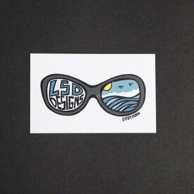 LSD Outdoor Weatherproof Sticker #D Flyman