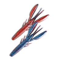 DEPS Death Adder Hog 3 in #23 Blue Glitter / Red Glitter