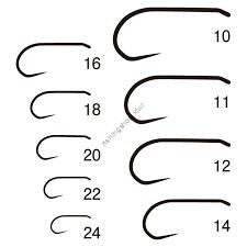 GAMAKATSU B11-B [Matte Black] #12 (20pcs)