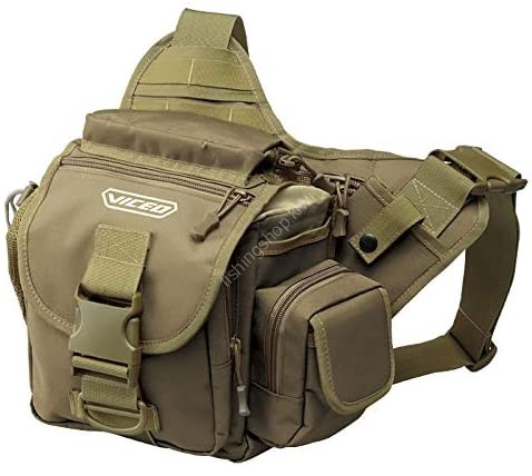 PROX VC103C Viceo One Shoulder Run&Gun Bag Camel