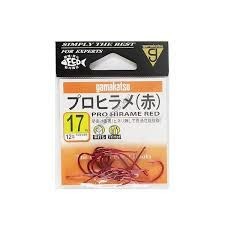 GAMAKATSU Pro Hirame [Red] #17 (12pcs)