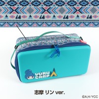 DRESS YuruCamp Semi-Hard Utility Case [M size] #Shima Rin ver.