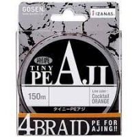 GOSEN Tiny PE Aji [Orange] 150m #0.2 (5lb)