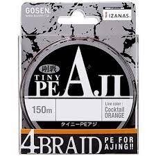 GOSEN Tiny PE Aji [Orange] 150m #0.2 (5lb)