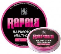 RAPALA Rapinova-X Multi-Game [Pink] 100m #0.18 (6lb)