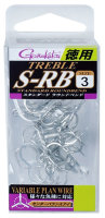 GAMAKATSU Treble S-RB [Silver] #2 Value Pack (18pcs)