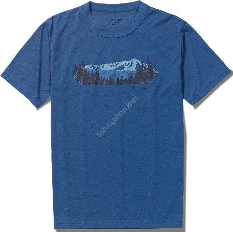 TIEMCO Foxfire C-Shield Landscape Tee S/S (Blue) S