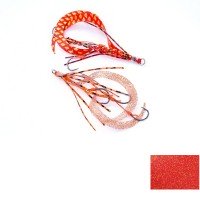 MIYAICHI Sakuraichi (Oka) Spare Unit Curly – Triple Onigake Hook #11 G Red