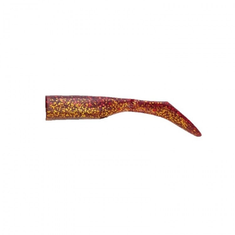 MAJOR CRAFT Shad Tail HMO-SHAD 3.5 inch # 006 Red Gold