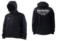 PAZDESIGN SJK-018 Stretch Warm Hoodie (Black/Gray) XL
