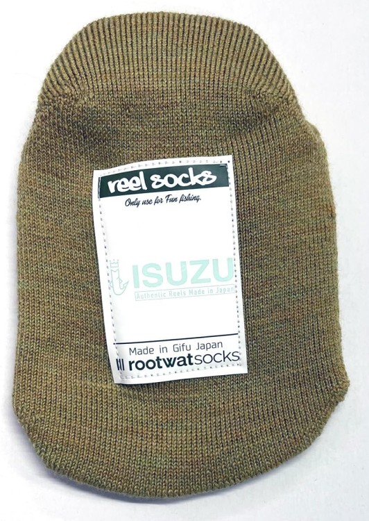 TRY-ANGLE x Rootwatsocks Reel Socks Isuzu Reel #Sand Beige