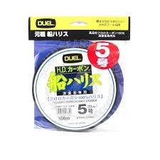 DUEL H.D.Carbon Fune Leader [Clear] 100m #5 (20lb)