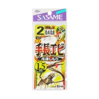 SASAME Tenaga Ebi Shimori W-605 [Red] #2 1.5m (2pcs)
