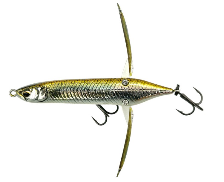 IMAKATSU Aventa Crawler Chibi Vaselle 55F 2.6g 3D Realism #885 3D Metal Wakasagi