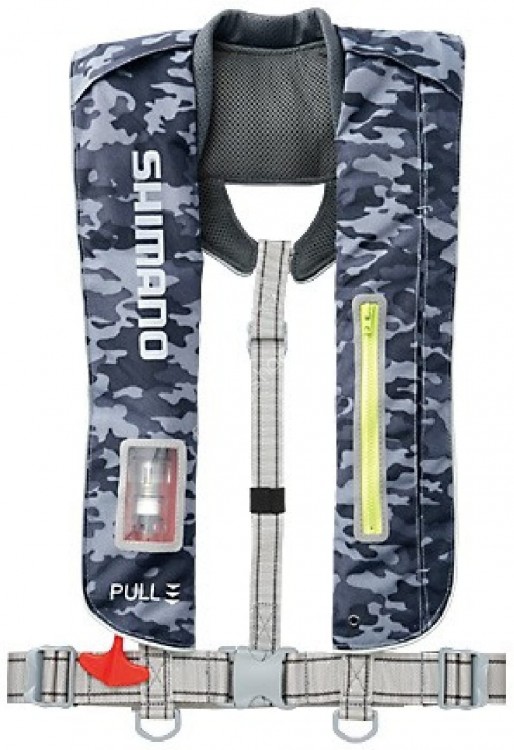 SHIMANO Life Vest VF-051K Dark Gray Camo F