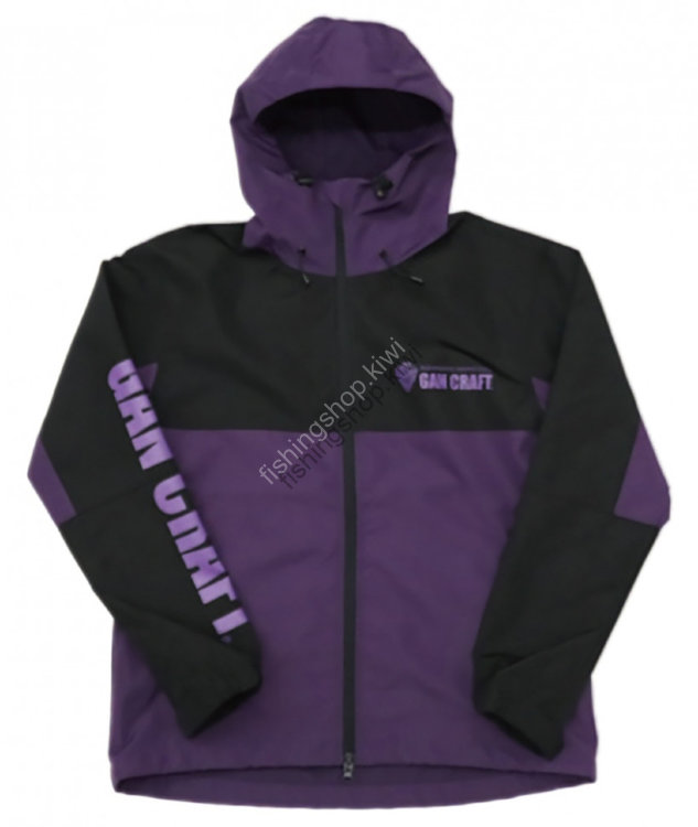 GAN CRAFT ORIGINALTWO-TONE SHELL JACKET #04 PURPLE L