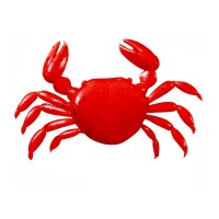 ECOGEAR Power Crab L Red Crab