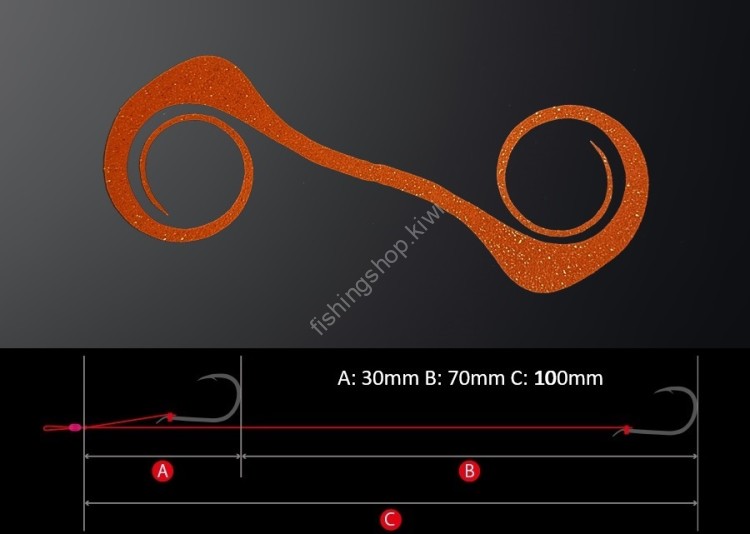 MATSUOKA SPECIAL Alpha 80mm with Hooks #Dark Orange