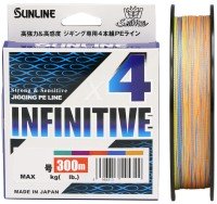 SUNLINE SaltiMate Infinitive x4 [10m x 5colors] 300m #1.5 (28lb)