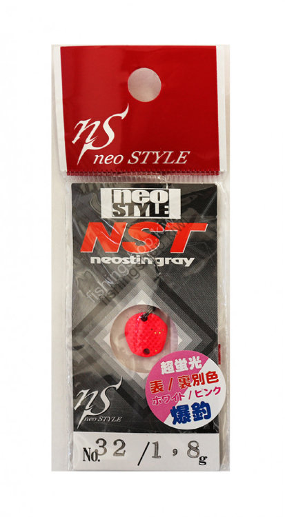 NEO STYLE NST 1.8g #32 Super Fluorescent White Lame/Ultra Fluorescent Pink Glitter